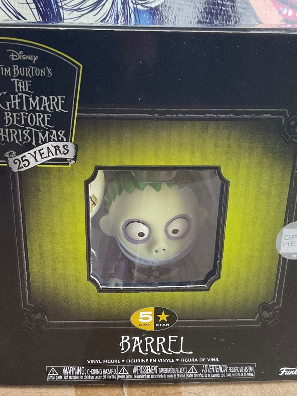 Disney nightmare before Christmas Barrel figure